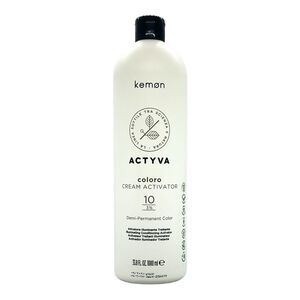 Kemon Actyva Coloro Cream Activator 10 Demi-Permanent Color 33.8 Oz